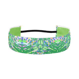 Psychedelic Neon Abstract Kaleidoscope Art Athletic Headband