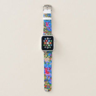 Psychedelic Neon Nova Storm Apple Watch Band