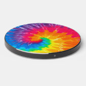 Psychedelic Neon Tie Dye Wireless Charger (Front 2)