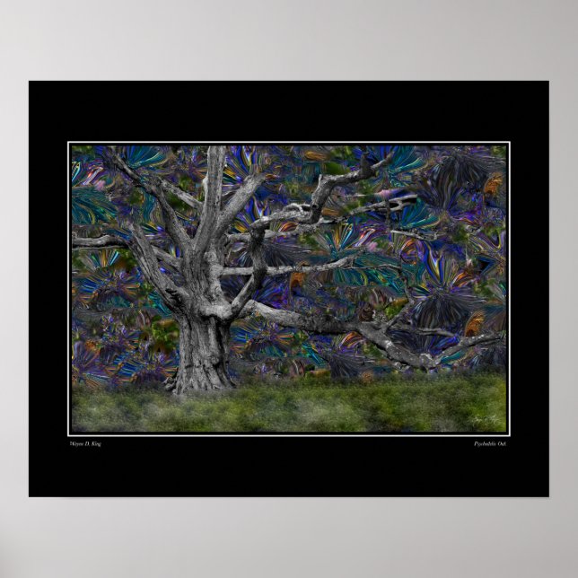 Psychedelic Oak Poster (Front)