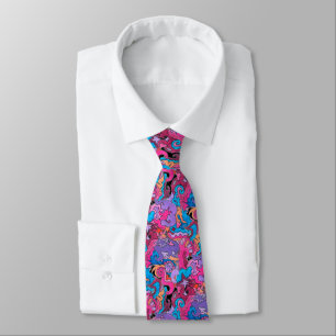 Psychedelic Octopus Tie