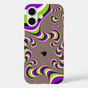 Psychedelic Optical Illusion iPhone 16 Case