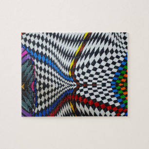 Psychedelic Optical Illusion Jigsaw Puzzle