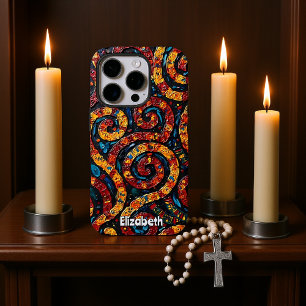 Psychedelic Paisley iPhone 16 Pro Case