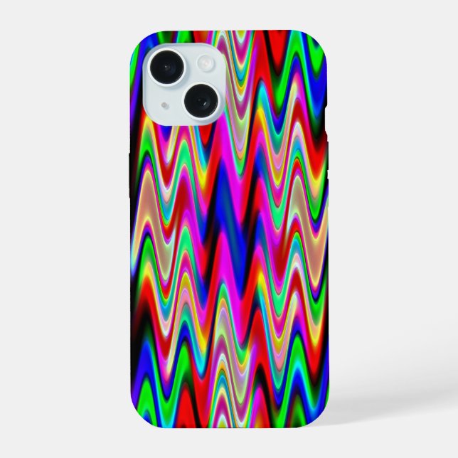 Psychedelic Party waves..... Iphone Case (Back)
