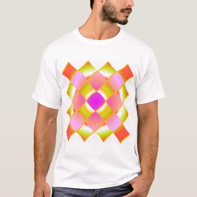 psychedelic pattern T-Shirt (Front)