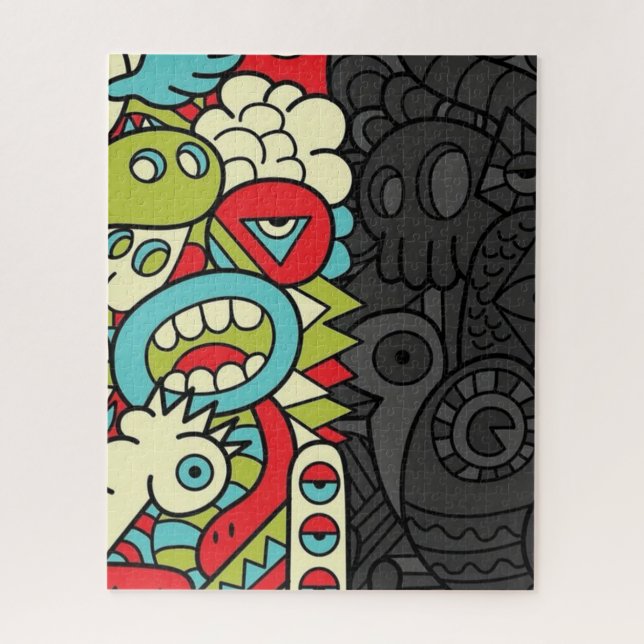 Psychedelic Patterns Jigsaw Puzzle (Vertical)