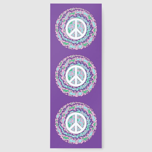 Psychedelic Peace Bookmarks (Front)