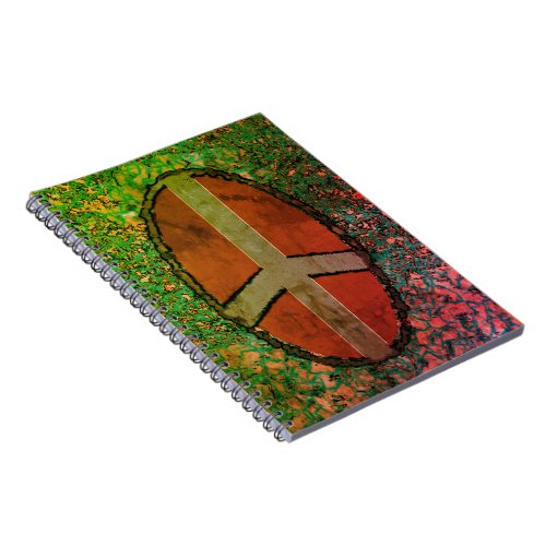 Psychedelic Peace Sign Notebook