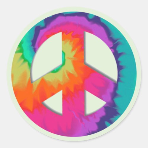 Psychedelic Peace Sticker