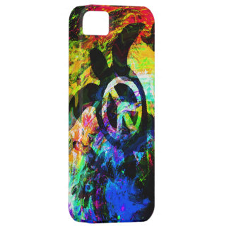 Psychedelic Peace Turtle iPhone Case