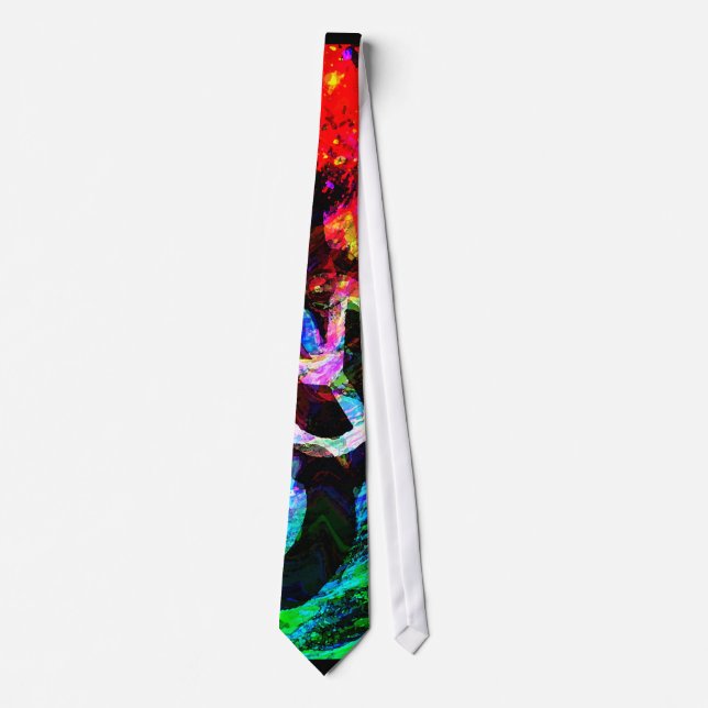 Psychedelic Peace Turtle Tie (Front)