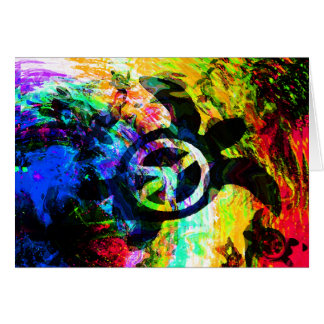 Psychedelic Peace Turtles Cards