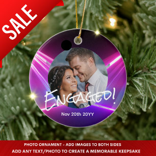 Psychedelic PHOTO Christmas Decoration Neon Modern