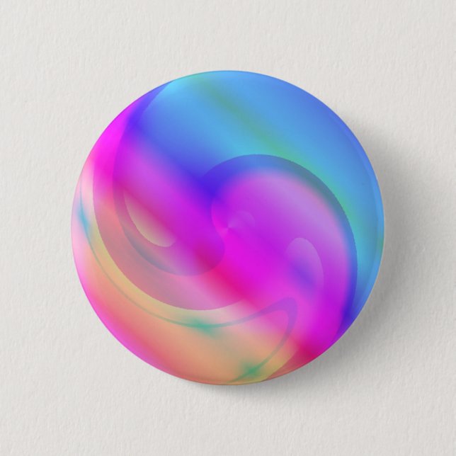 Psychedelic Pinback Button (Front)