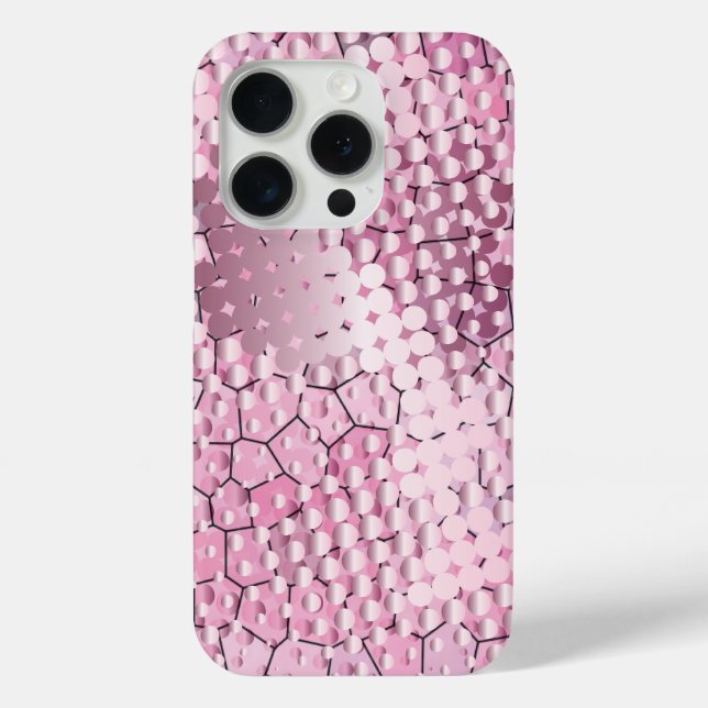 Psychedelic Pink with a Splatter of Pink Dots Case-Mate iPhone Case (Back)