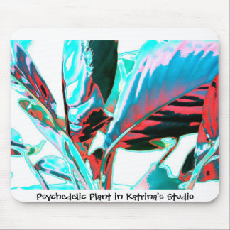 Psychedelic Plant Mouse Pad