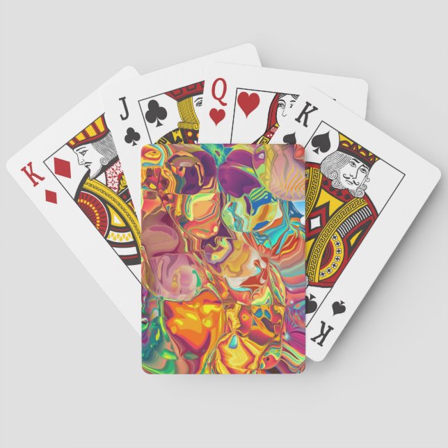Psychedelic Poker Cards (Back)