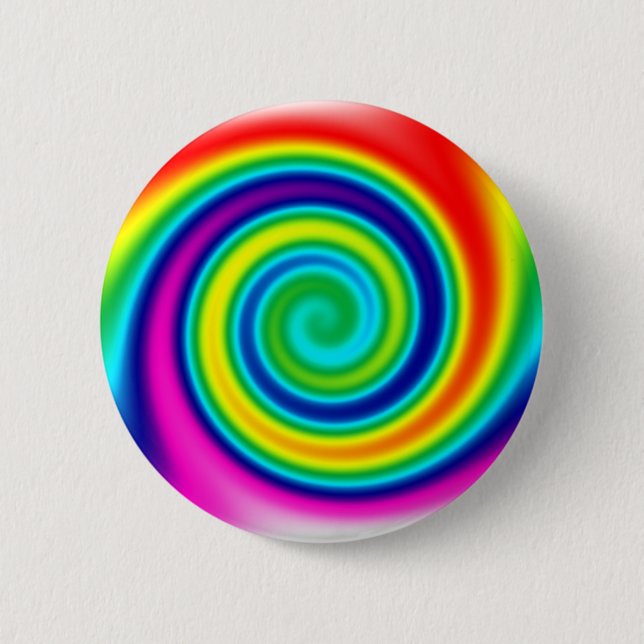 Psychedelic Prints Button (Front)