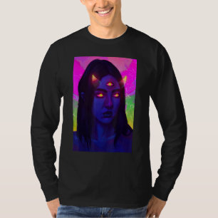 Psychedelic Psytrance Mushroom Acid Trip Surreal T T-Shirt