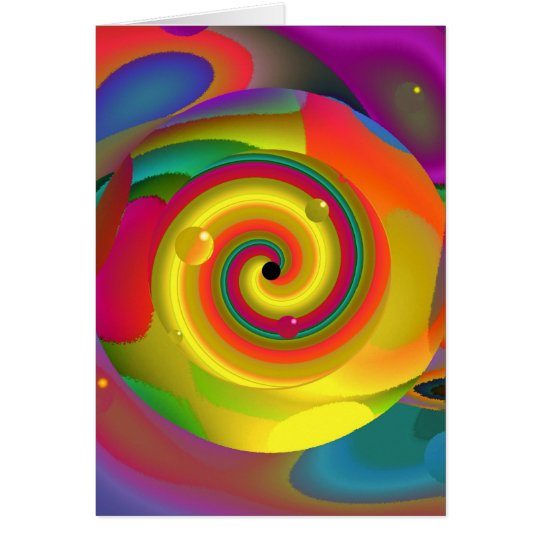 Psychedelic Punch Card