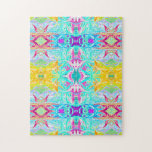 Psychedelic Puzzle Print<br><div class="desc">If you love puzzles, this one is for you. This super psychedelic puzzle print features a repetitive pattern where you'll have several pieces with the exact same pattern on them. It will be up to you to find the right piece for the right place. Test your skills by purchasing this...</div>