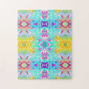 Psychedelic Puzzle Print
