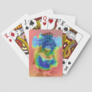 Psychedelic Queen Poker Cards