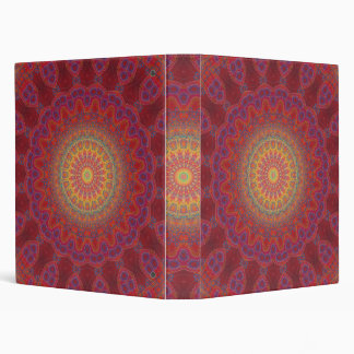 Psychedelic Radial Design: Custom Binder