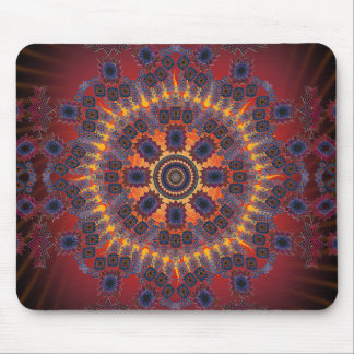 Psychedelic Radial Design: Mousepad