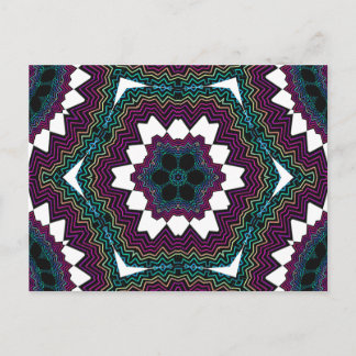 Psychedelic Radial Design: Postcard