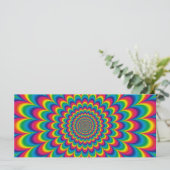 Psychedelic rainbow abstract design (Standing Front)
