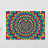 Psychedelic rainbow abstract design (Front/Back)