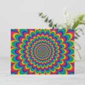 Psychedelic rainbow abstract design (Standing Front)
