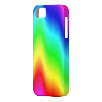 Psychedelic Rainbow Colors Crayon Meltdown iPhone 5 Cover