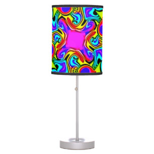 Psychedelic Rainbow Fractal Lamp