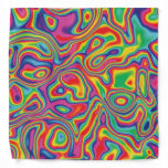 Psychedelic Rainbow Oil Pattern Bandana at Zazzle