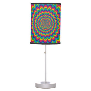 Psychedelic Rainbow Optical Illusion Lamp