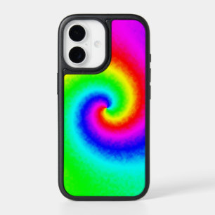 Psychedelic Rainbow Spiral of Transformation iPhone 17 Case