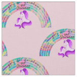Psychedelic Rainbows and Unicorns Thunder_Cove  Fabric