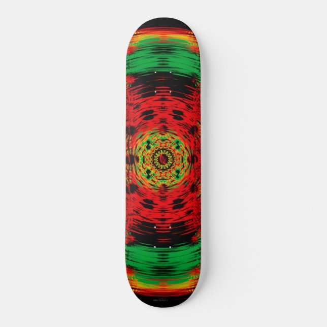 Psychedelic Rave Skateboard (Front)