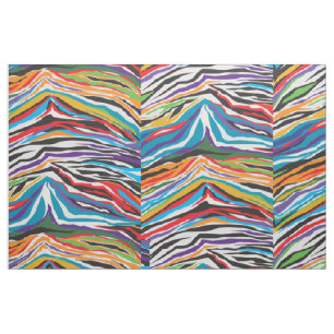 Psychedelic Retro Fabric