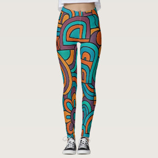 Psychedelic Retro Leggings