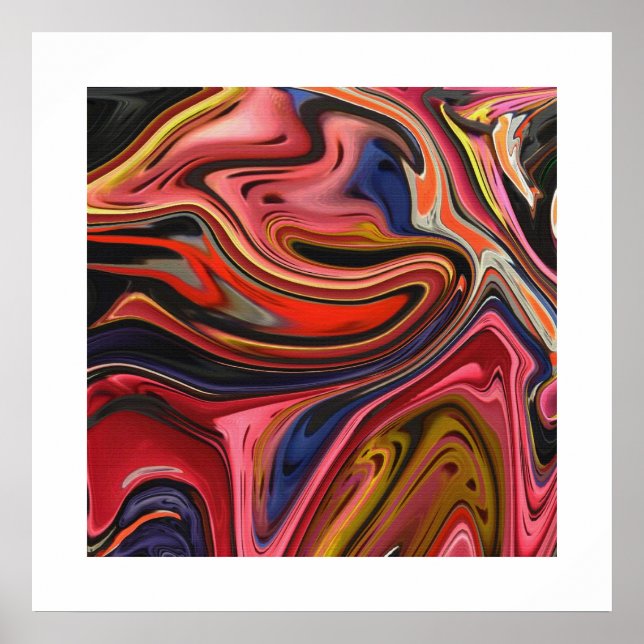 Psychedelic retro poster (Front)