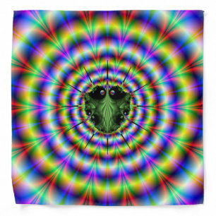 Psychedelic Ringed Bug Bandana