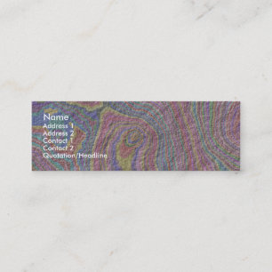 Psychedelic Rock Mini Business Card