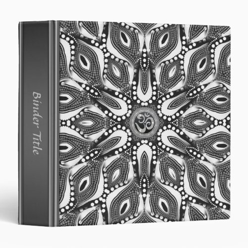 Psychedelic Serpent Aum Circle Album Binder