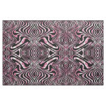 Psychedelic Shimmer Swirls Pattern Fabric