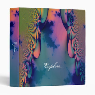 Psychedelic Sixties Tie-Dye 3 Ring Binder