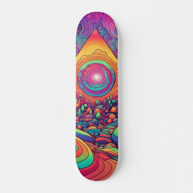 Psychedelic Skateboard (Front)